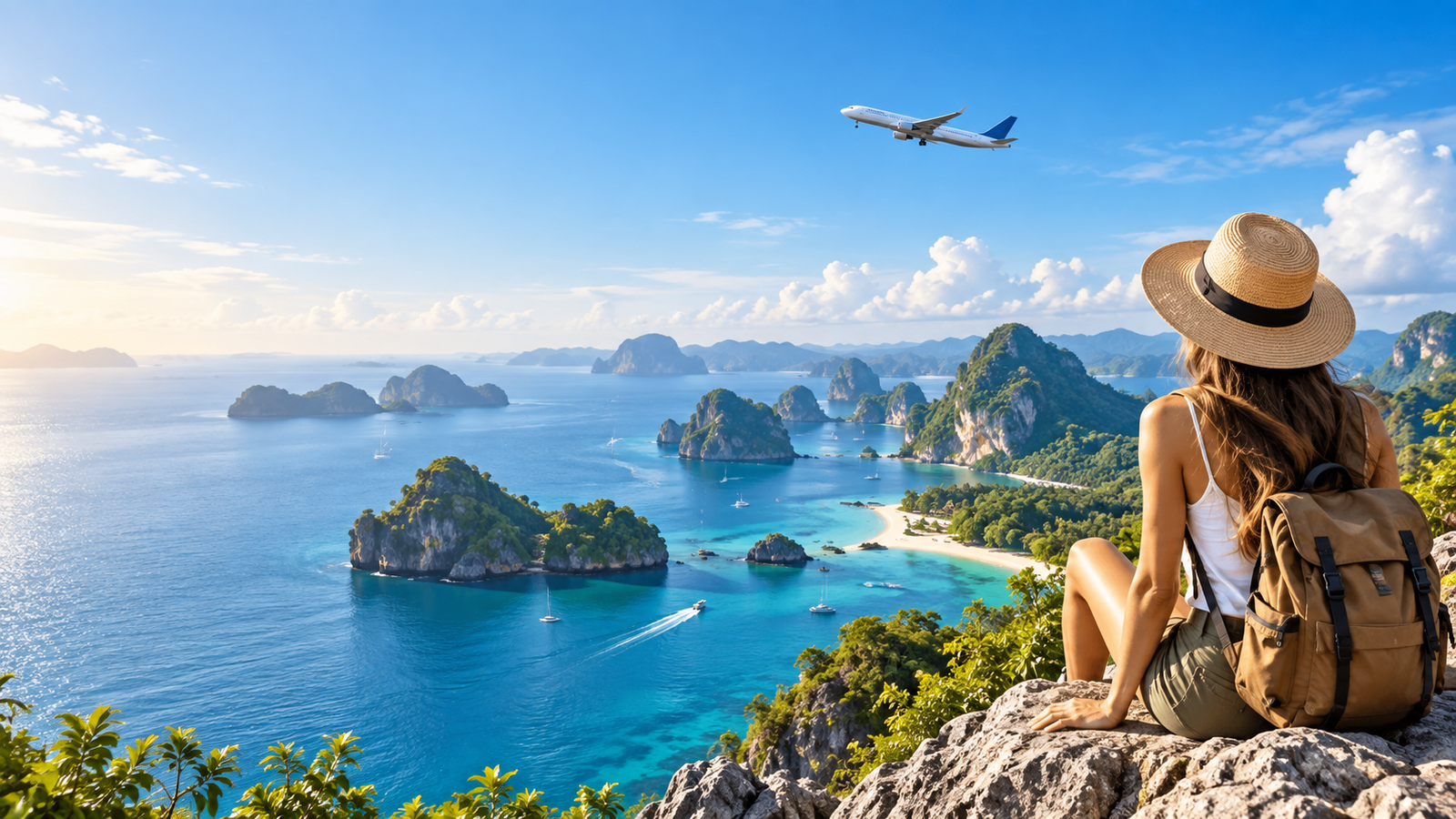 Air travel visual